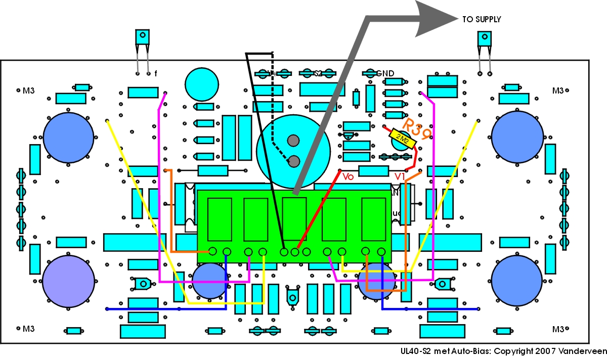 UL40 S2 aansluiting met auto bias plus R392M2